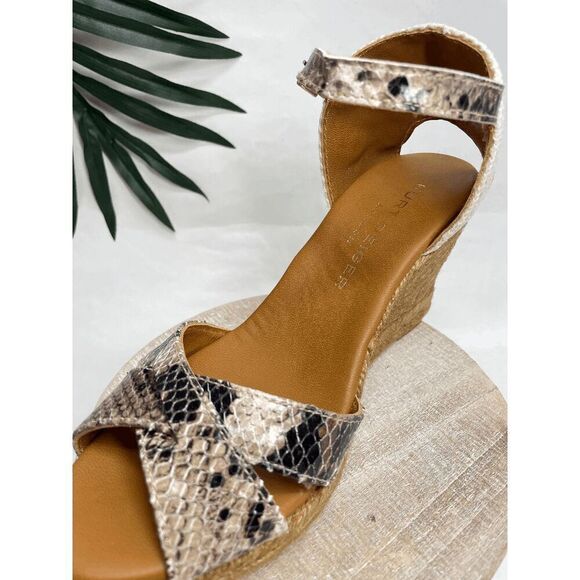 Kurt Geiger Women's Leona Wedge Espadrille Sandals - Grey 8M - Picture 3 of 11